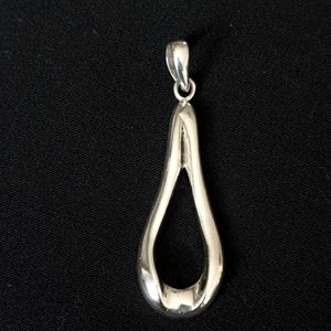 Sterling Silver Pear Drop Pendant